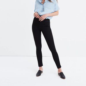 Madewell 10” high rise skinny jeans | black size 25